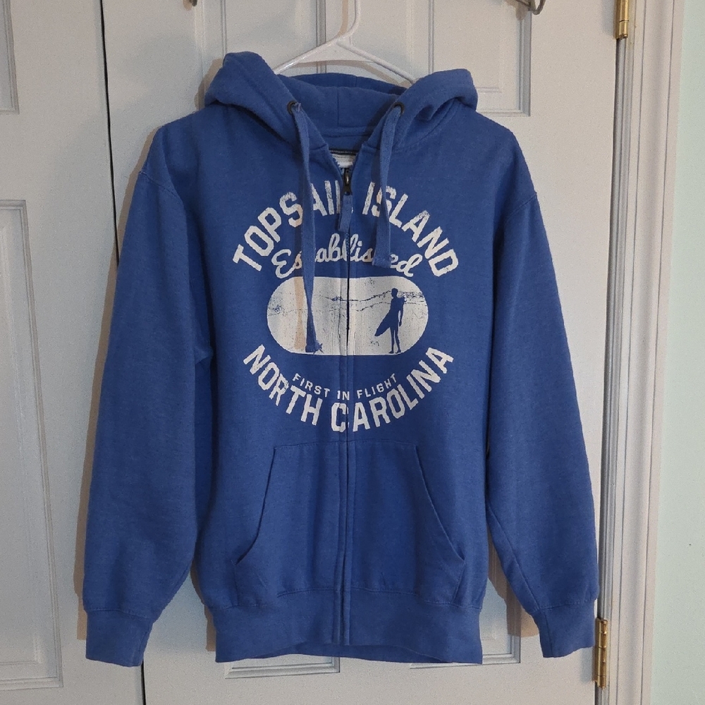 Blue Graphic Women's Hoodie